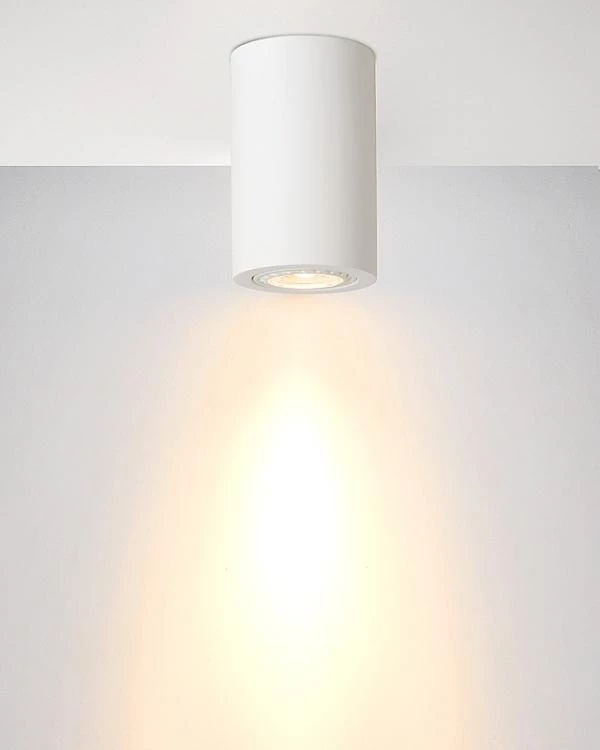 Lucide GIPSY - Ceiling spotlight - Ø 7 cm - 1xGU10 - White - atmosphere 2